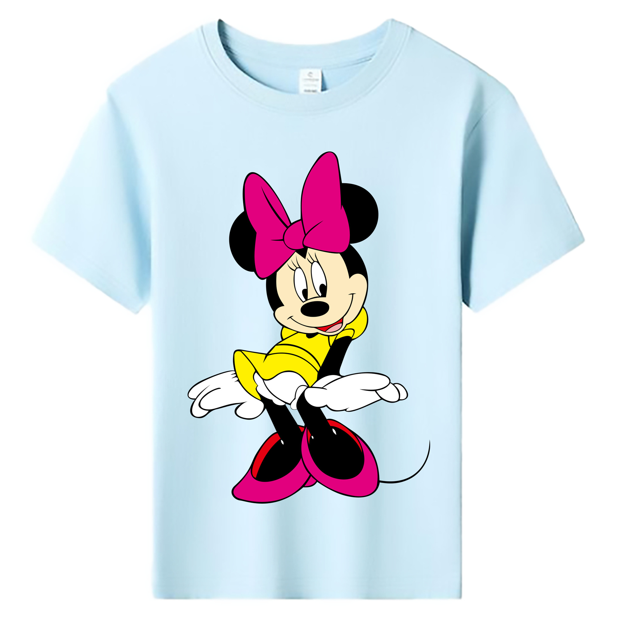 ミッキーマウス Mickey Mouse 綿100％キッズTシャツ（フロントプリント）